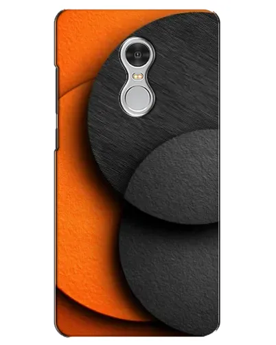 Чохол для Xiaomi Redmi 5 з картинкою «Геометрія помаранчевих кіл»