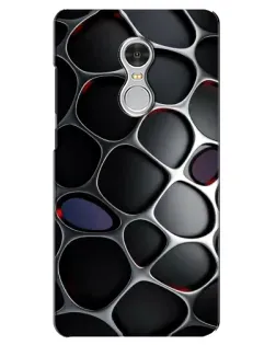 Чохол для Xiaomi Redmi 5 з картинкою «Об'ємна темна решітка»