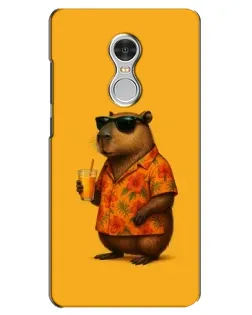 Чохол для Xiaomi Redmi 5 з картинкою «Капібара на відпочинку»