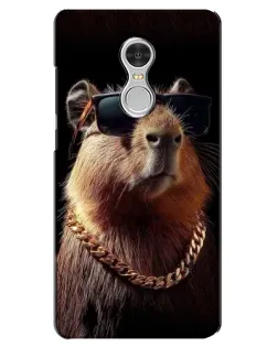 Чохол для Xiaomi Redmi 5 з картинкою «Капібара золотий ланцюг»
