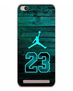 Чехол для Xiaomi Redmi 5A с картинкой «Jordan Cyan 23»