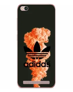 Чехол для Xiaomi Redmi 5A с картинкой «Оранжевый дым Adidas»