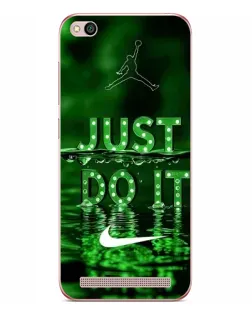 Чохол для Xiaomi Redmi 5A з картинкою «Зелений неоновий Nike»