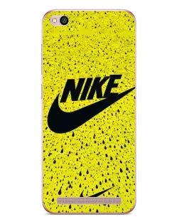 Чохол для Xiaomi Redmi 5A з картинкою «Жовтий текстурний Nike»
