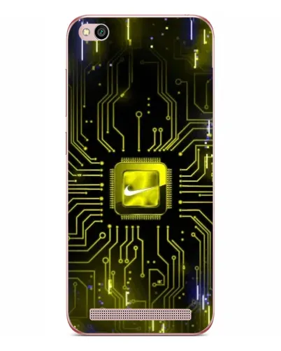 Чохол для Xiaomi Redmi 5A з картинкою «Nike — золота іскра»