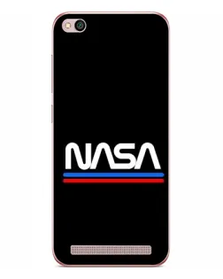 Чехол для Xiaomi Redmi 5A с картинкой «NASA — классика Red Blue»