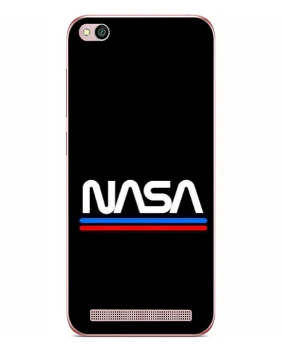 Чехол для Xiaomi Redmi 5A с картинкой «NASA — классика Red Blue»