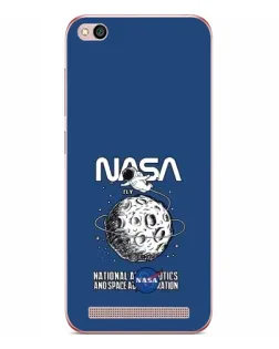 Чехол для Xiaomi Redmi 5A с картинкой «NASA — лунная миссия»
