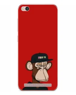 Чохол для Xiaomi Redmi 5A з картинкою «Bored Ape — червоний фон» Чохол для Xiaomi Redmi 5A з картинкою «Bored Ape — червоний фон»
