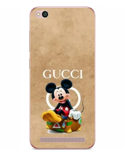 Чехол для Xiaomi Redmi 5A с картинкой «Микки Маус Gucci — крафт»