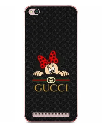 Чехол для Xiaomi Redmi 5A с картинкой «Минни Маус Gucci — черный»