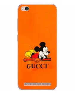 Чехол для Xiaomi Redmi 5A с картинкой «Микки Маус Gucci — оранж» Чехол для Xiaomi Redmi 5A с картинкой «Микки Маус Gucci — оранж»
