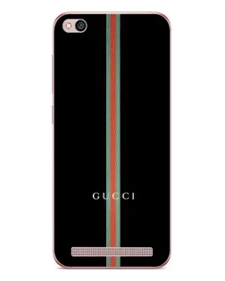 Чехол для Xiaomi Redmi 5A с картинкой «Gucci — строгая линия» Чехол для Xiaomi Redmi 5A с картинкой «Gucci — строгая линия»