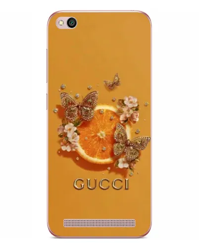 Чехол для Xiaomi Redmi 5A с картинкой «Gucci — золотые бабочки» Чехол для Xiaomi Redmi 5A с картинкой «Gucci — золотые бабочки»