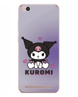 Чехол для Xiaomi Redmi 5A с картинкой «Kuromi — фиолетовый арт»