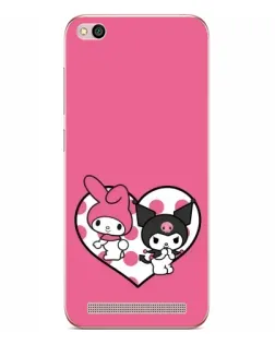 Чехол для Xiaomi Redmi 5A с картинкой «Kuromi и My Melody»