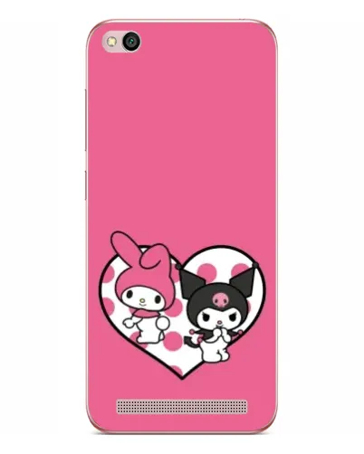 Чехол для Xiaomi Redmi 5A с картинкой «Kuromi и My Melody»