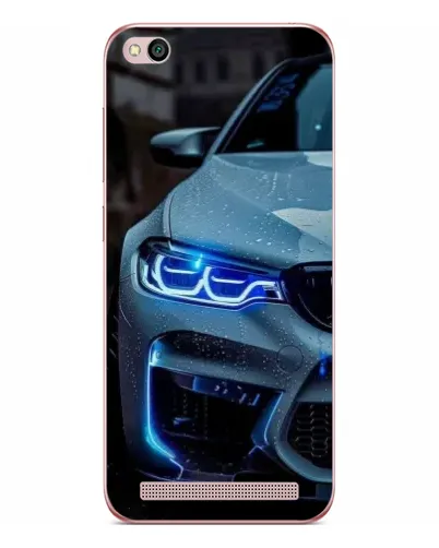 Чехол для Xiaomi Redmi 5A с картинкой «Взгляд BMW с синими фарами»