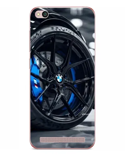 Чехол для Xiaomi Redmi 5A с картинкой «Колесо BMW вблизи»