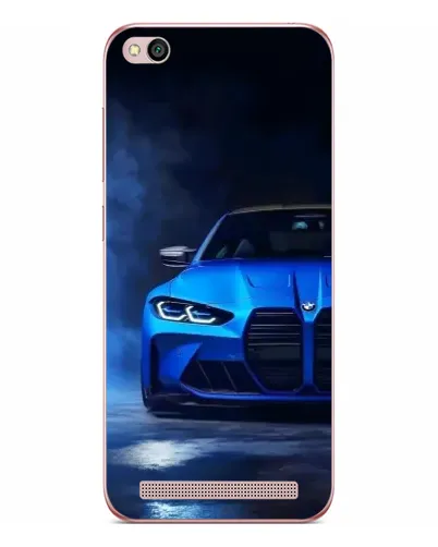 Чехол для Xiaomi Redmi 5A с картинкой «Голубая BMW M4»