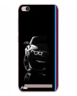 Чехол для Xiaomi Redmi 5A с картинкой «Силуэт BMW в темноте»
