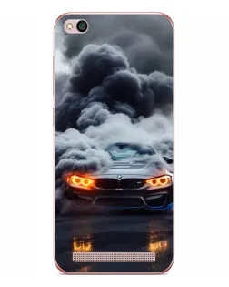 Чехол для Xiaomi Redmi 5A с картинкой «BMW в дыму»