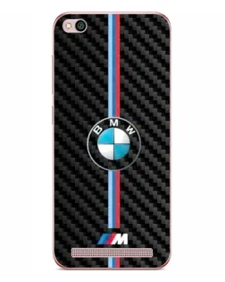 Чехол для Xiaomi Redmi 5A с картинкой «Эмблема BMW и карбон»