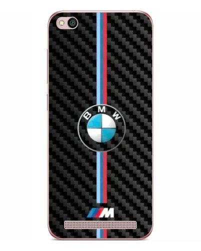 Чехол для Xiaomi Redmi 5A с картинкой «Эмблема BMW и карбон»