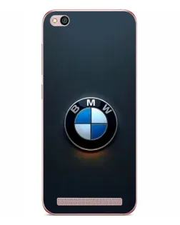 Чехол для Xiaomi Redmi 5A с картинкой «Логотип BMW — минимализм»
