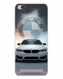 Чехол для Xiaomi Redmi 5A с картинкой «BMW в белом дыму»