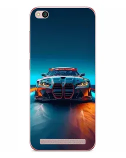 Чехол для Xiaomi Redmi 5A с картинкой «BMW — огни неона»