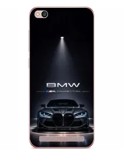 Чехол для Xiaomi Redmi 5A с картинкой «BMW сквозь ночной город»