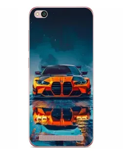 Чехол для Xiaomi Redmi 5A с картинкой «BMW — золотая эмблема»