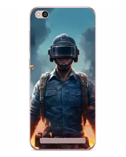 Чехол для Xiaomi Redmi 5A с картинкой «PUBG — реалистичный герой»