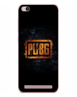 Чехол для Xiaomi Redmi 5A с картинкой «PUBG — золотой логотип»