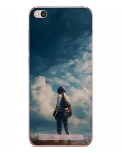 Чехол для Xiaomi Redmi 5A с картинкой «Герой PUBG на скале»