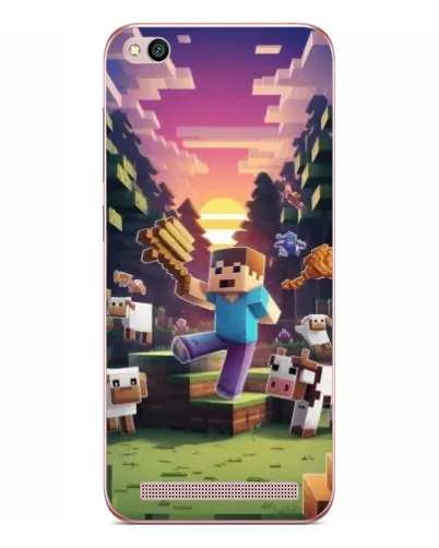 Чохол для Xiaomi Redmi 5A з картинкою «Стів на фермі» Чохол для Xiaomi Redmi 5A з картинкою «Стів на фермі»