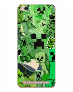 Чохол для Xiaomi Redmi 5A з картинкою «Кріпери Minecraft»