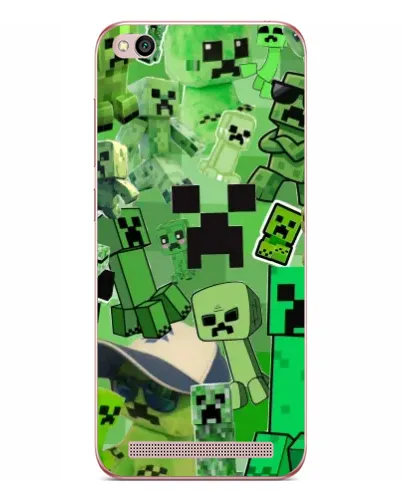 Чохол для Xiaomi Redmi 5A з картинкою «Кріпери Minecraft» Чохол для Xiaomi Redmi 5A з картинкою «Кріпери Minecraft»