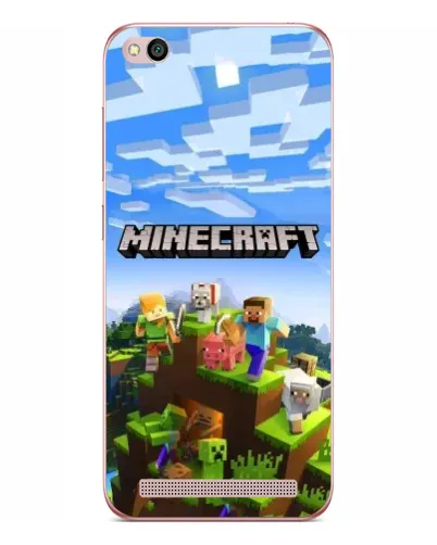 Чохол для Xiaomi Redmi 5A з картинкою «Minecraft класичний світ» Чохол для Xiaomi Redmi 5A з картинкою «Minecraft класичний світ»