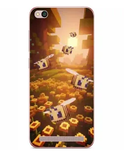Чохол для Xiaomi Redmi 5A з картинкою «Поле соняшників»