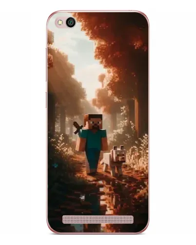 Чохол для Xiaomi Redmi 5A з картинкою «Стів у лісі» Чохол для Xiaomi Redmi 5A з картинкою «Стів у лісі»