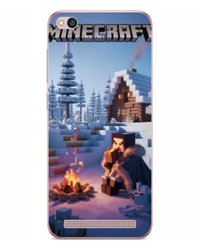 Чохол для Xiaomi Redmi 5A з картинкою «Зимовий Minecraft» Чохол для Xiaomi Redmi 5A з картинкою «Зимовий Minecraft»