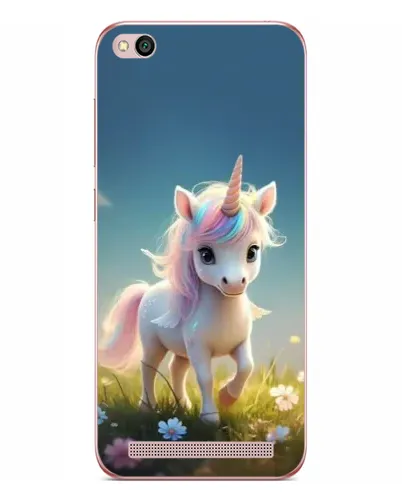 Чехол для Xiaomi Redmi 5A с картинкой «Единорог на поляне»