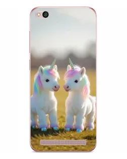 Чехол для Xiaomi Redmi 5A с картинкой «Пара единорогов»