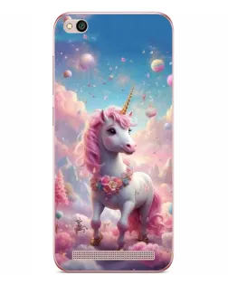 Чехол для Xiaomi Redmi 5A с картинкой «Единорог среди облаков»