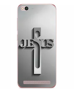 Чохол для Xiaomi Redmi 5A з картинкою «Металевий хрест Jesus»