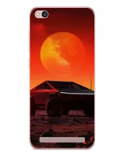 Чохол для Xiaomi Redmi 5A з картинкою «Cybertruck на Марсі»