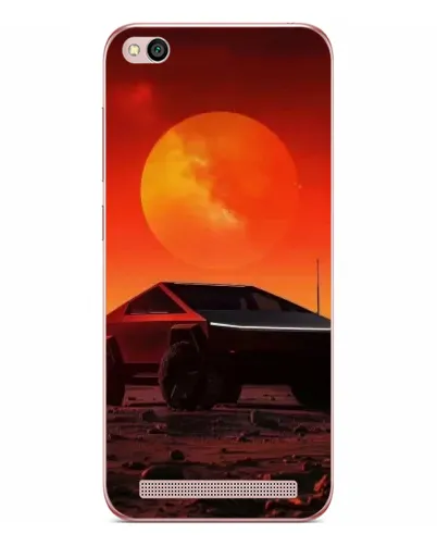 Чехол для Xiaomi Redmi 5A с картинкой «Cybertruck на Марсе» Чехол для Xiaomi Redmi 5A с картинкой «Cybertruck на Марсе»
