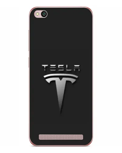 Чехол для Xiaomi Redmi 5A с картинкой «Стальной логотип Tesla» Чехол для Xiaomi Redmi 5A с картинкой «Стальной логотип Tesla»